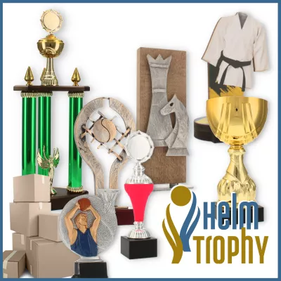 Discover the huge selection of Trophies for every sport at Helm Trophy